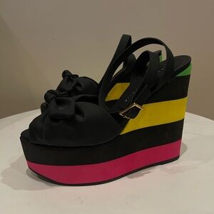 Charlotte Olympia Wedge Heels Size 36.5
